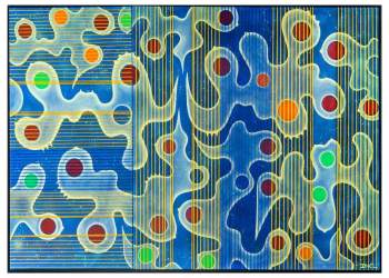 Ines-Noor-Chaqroun-AiMe-my-Ms-2021-Oil-wool-and-acrylic-spray-on-canvas-100-x-150-cm.-Courtesy-of-La-Galerie-38