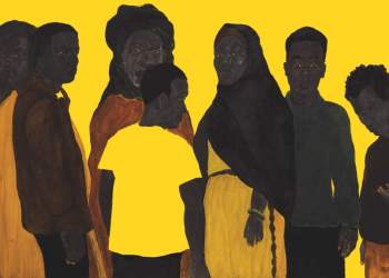 Mbarek-Bouhchichi-Ce-que-je-suis-ce-que-nous-sommes-2025-Mixed-media-on-rubber-160-x-270-cm.-Courtesy-of-LAtelier-21