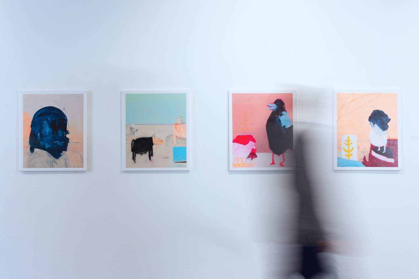 Georg Dinstl in der Galerie REINBERG | Foto: Johannes Starmühler Georg Dinstl in der Galerie REINBERG | Foto: Johannes Starmühler